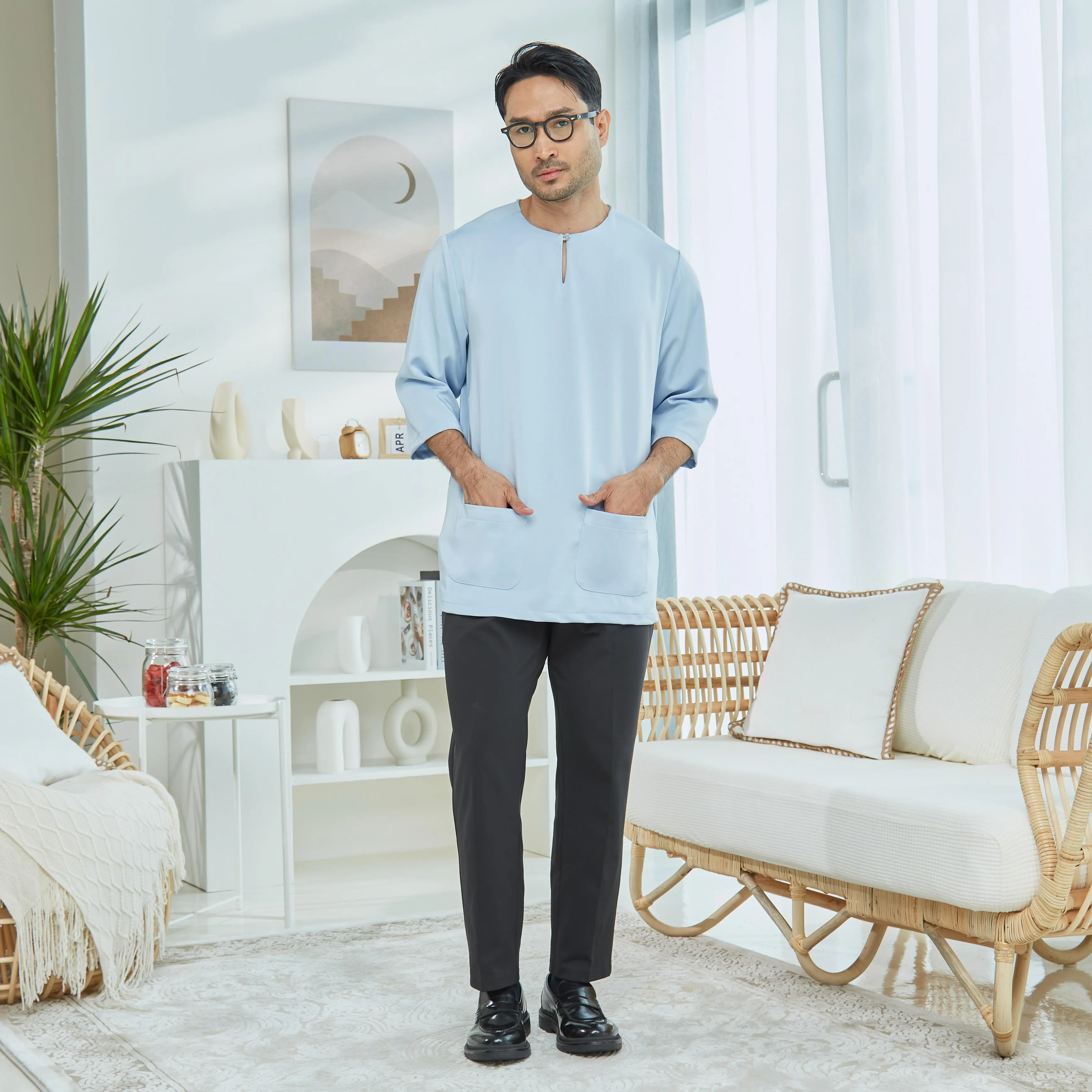 Baqqi Mens Raya - Ice Blue