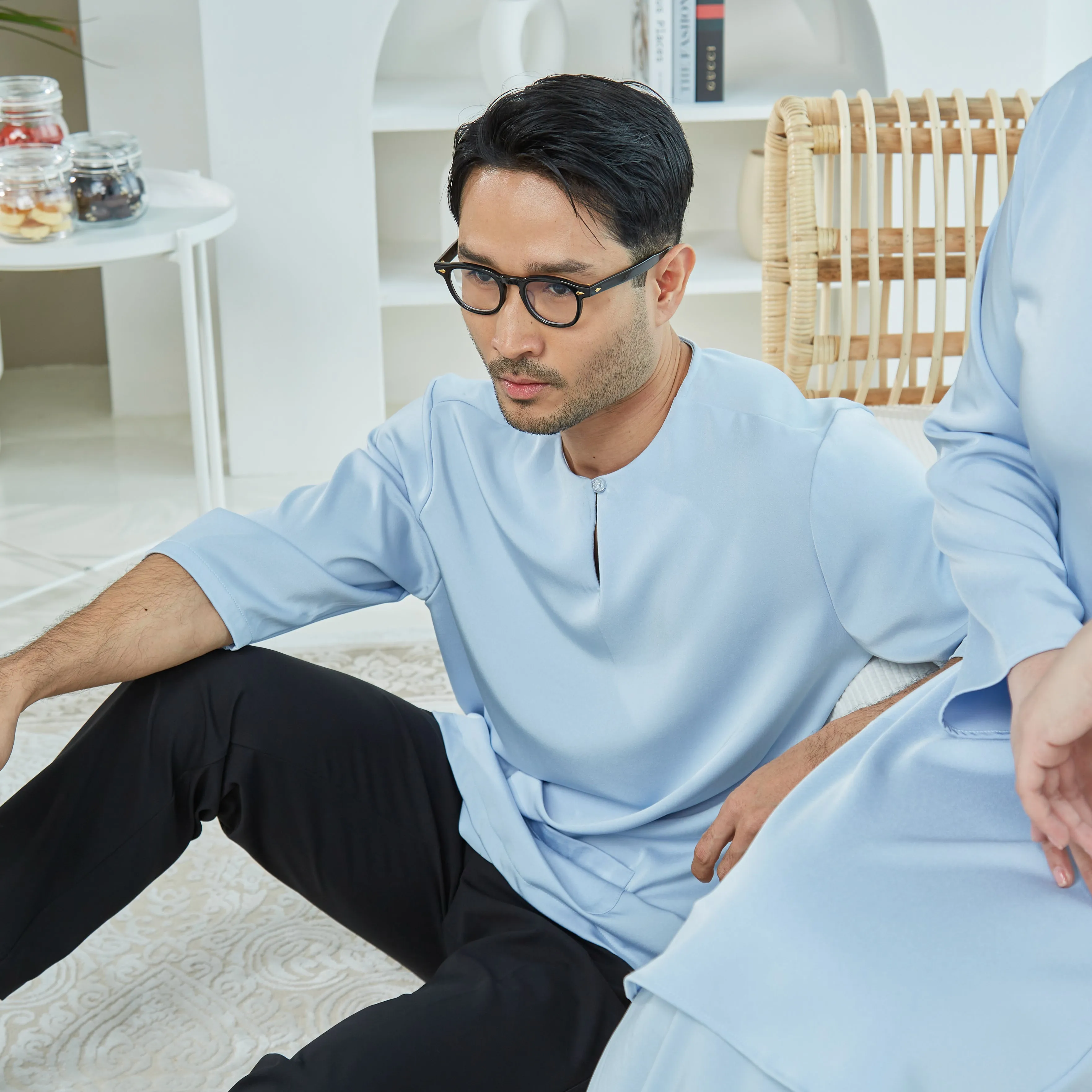 Baqqi Mens Raya - Ice Blue