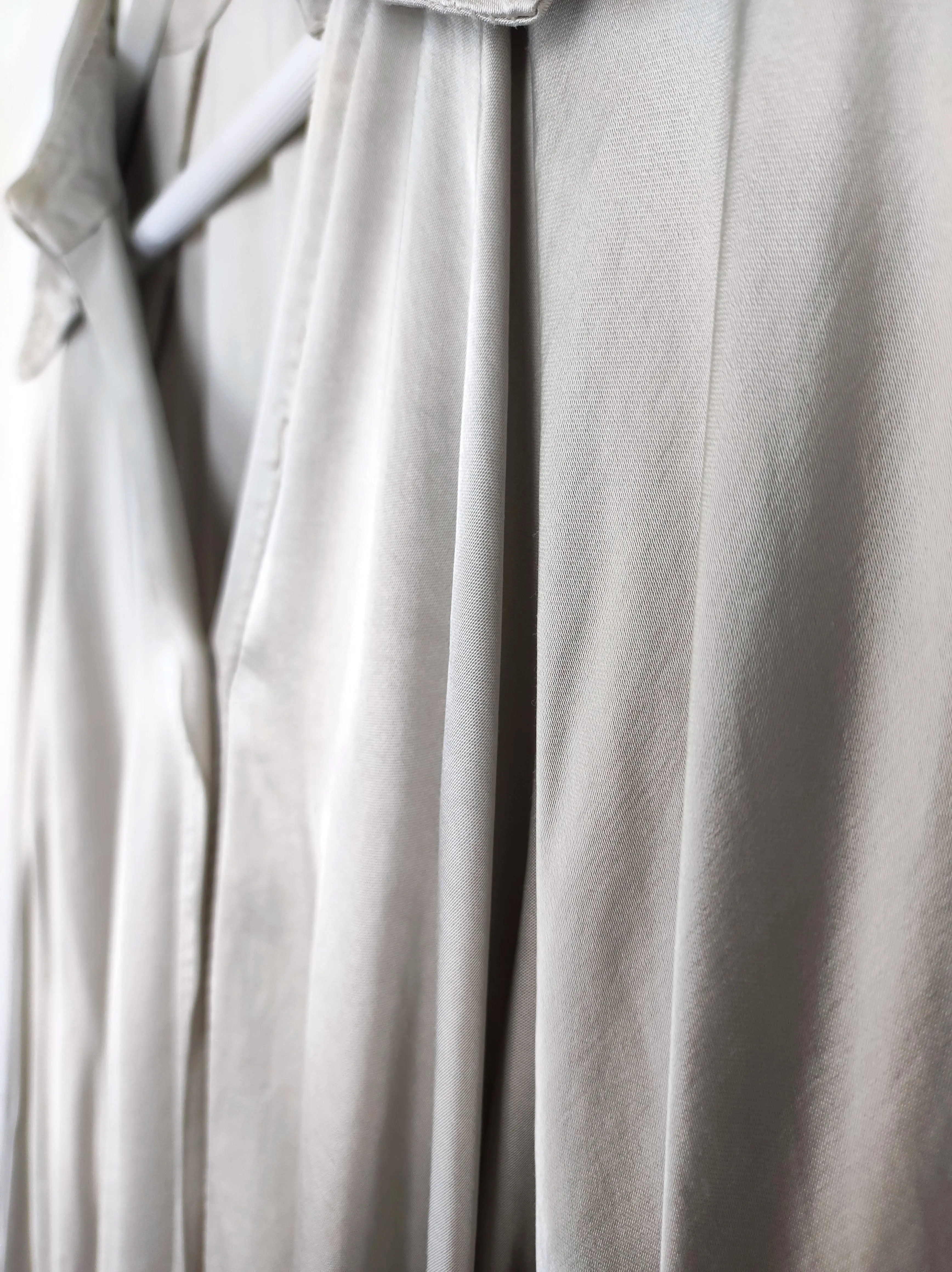 BLUSE SATIN SILVER SHINY ONE SIZE