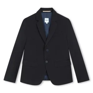 BOSS KIDSWEAR Navy Suit Jacket