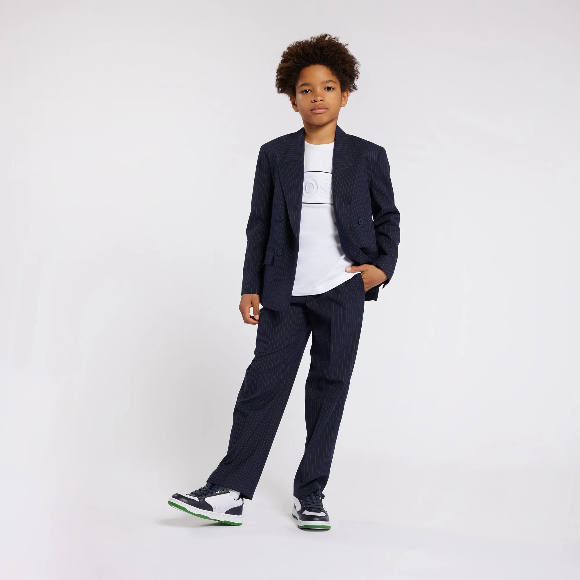 BOSS KIDSWEAR Navy Suit Jacket