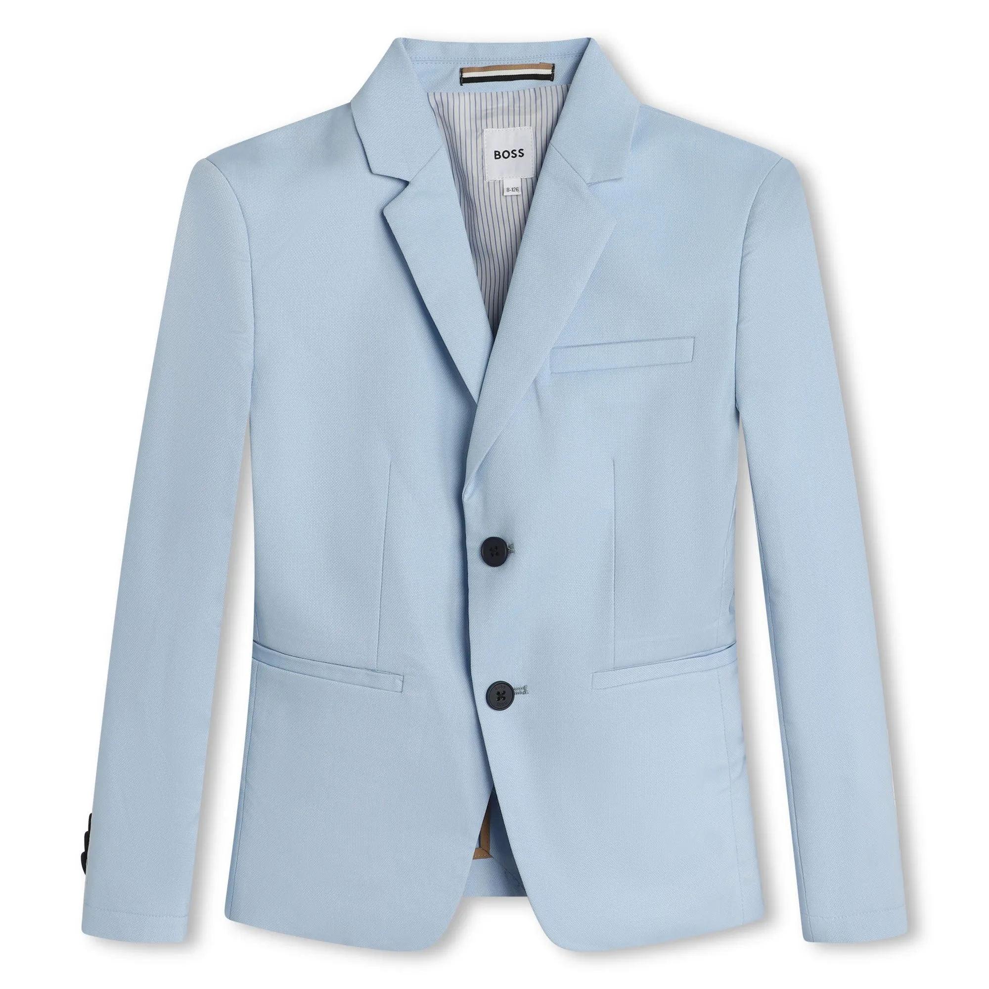 BOSS KIDSWEAR Pale Blue Suit Jacket