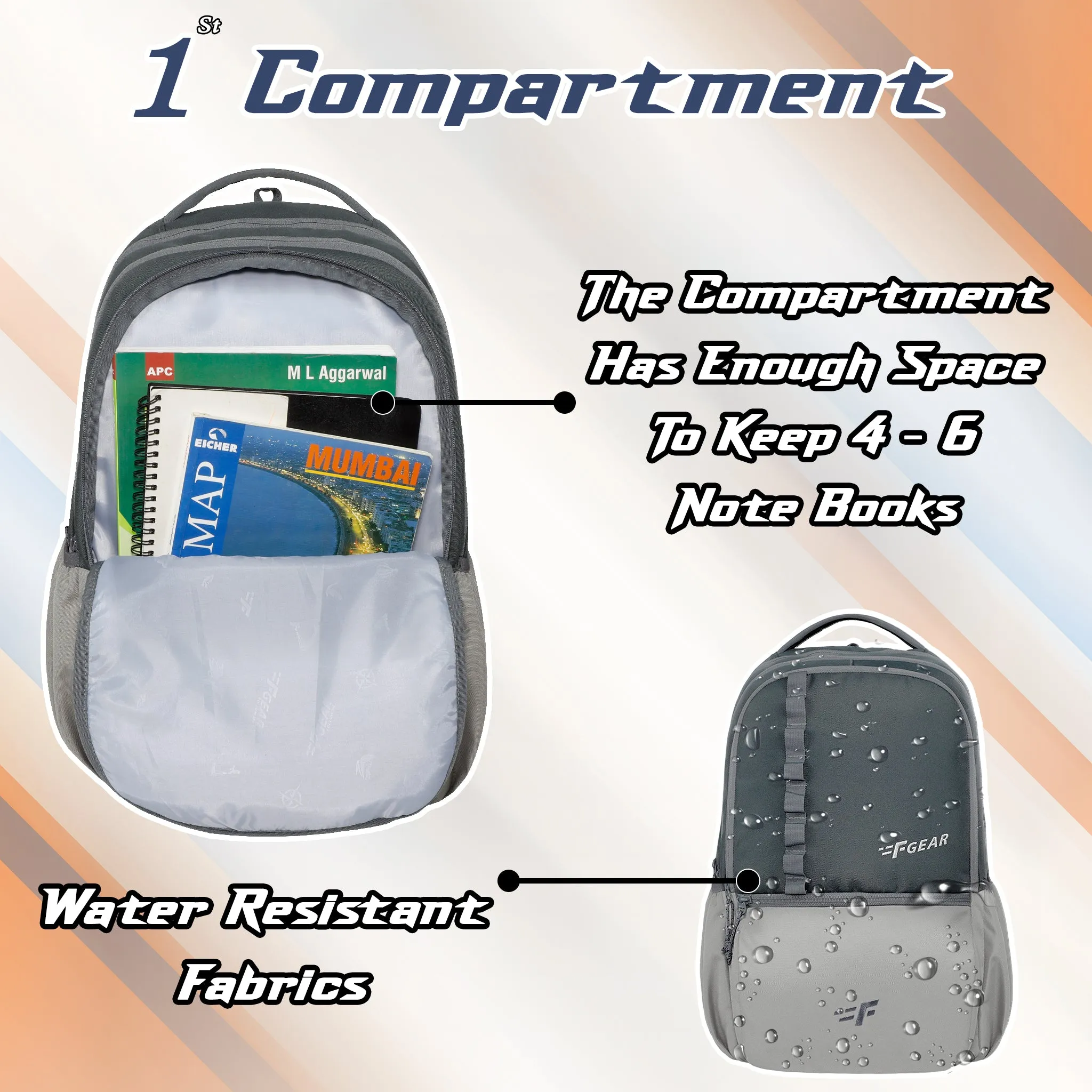 Dynamo 35L Dark Grey Light Grey Backpack
