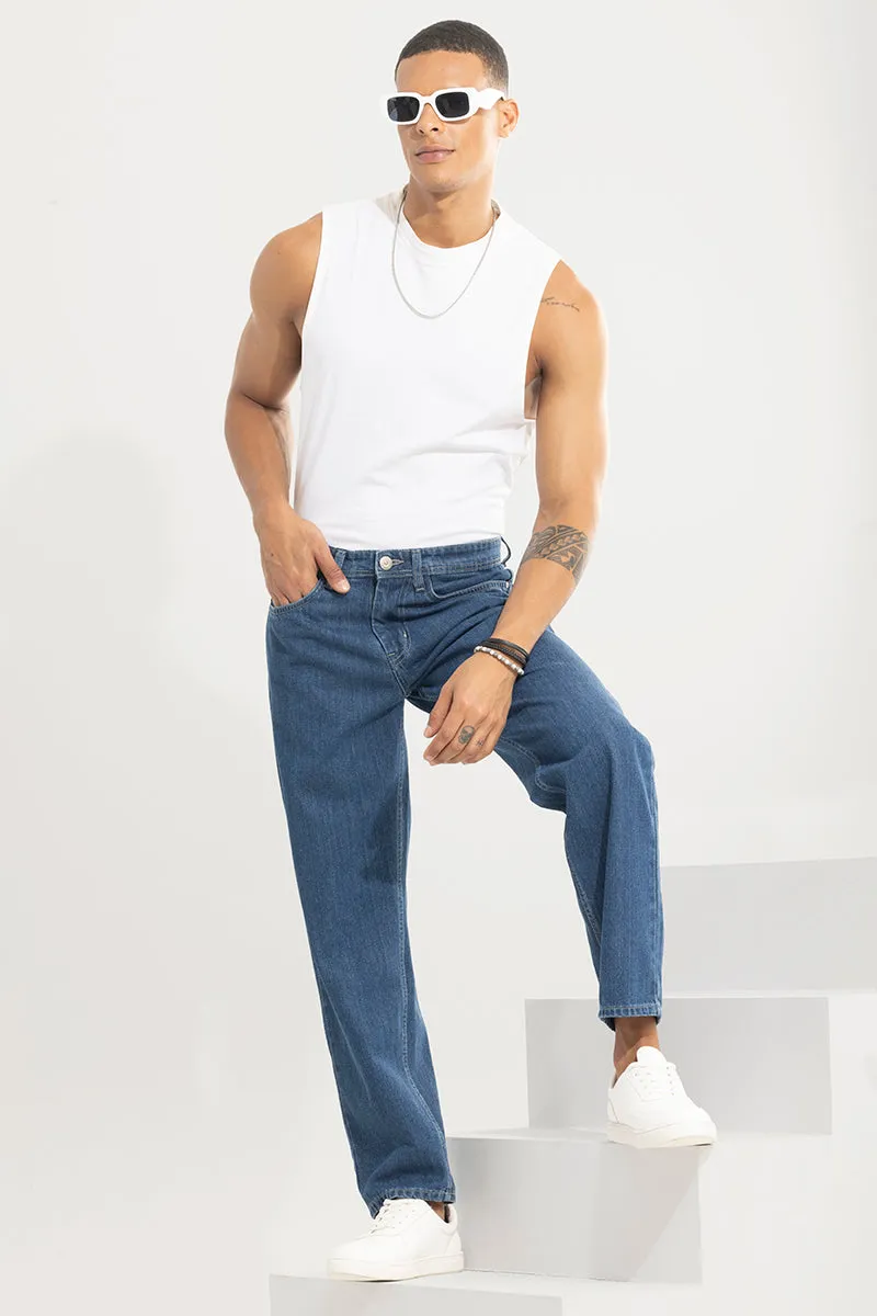 Funkflex Blue Baggy Fit Jeans
