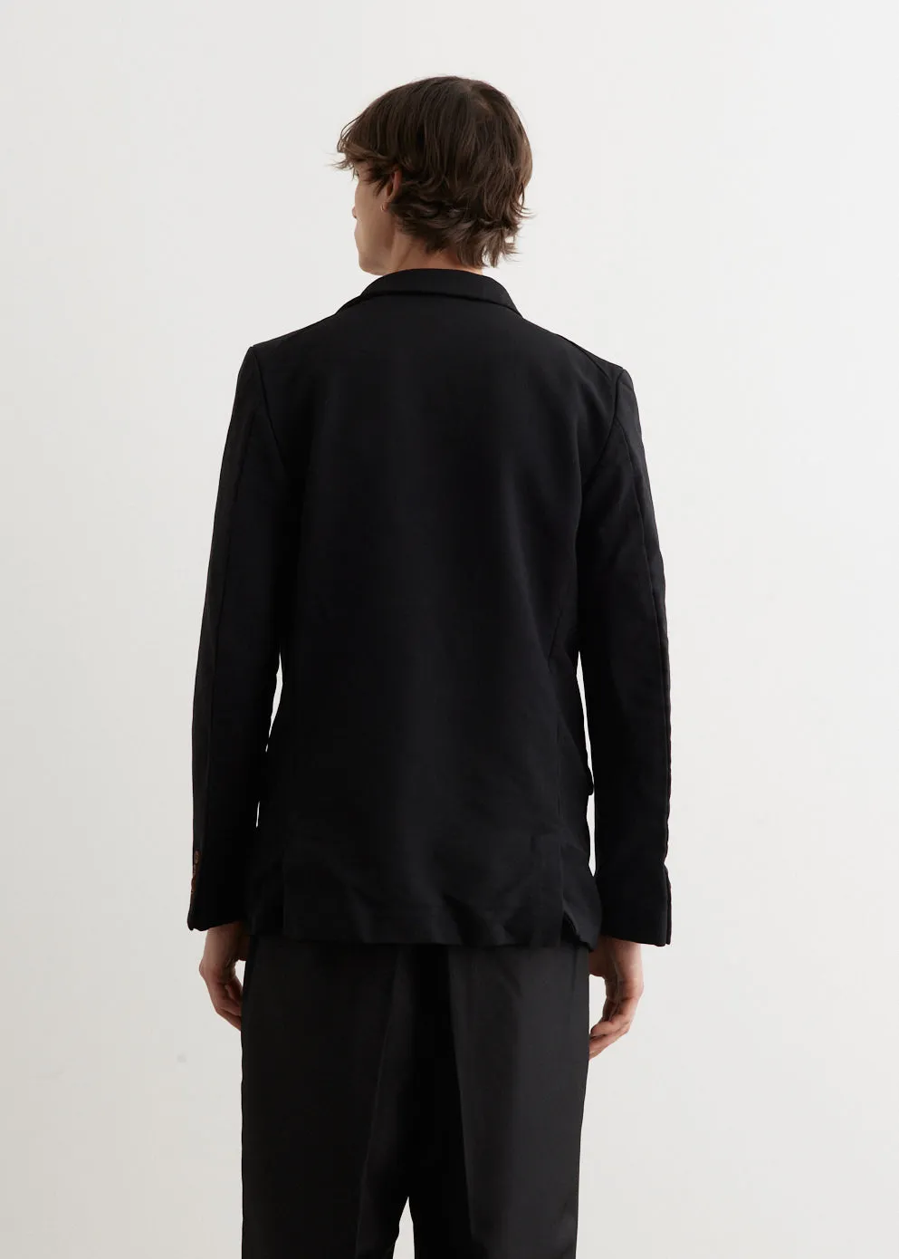 Garment Dyed Polyester Serge Blazer