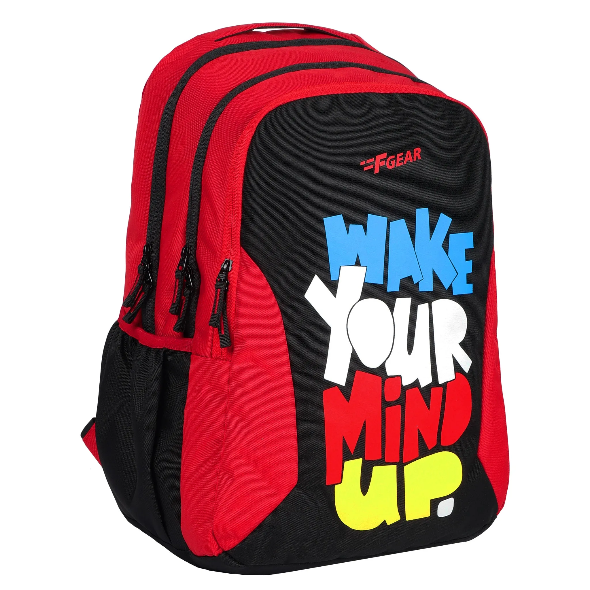 J7707 Diamond Black Red 36L Backpack
