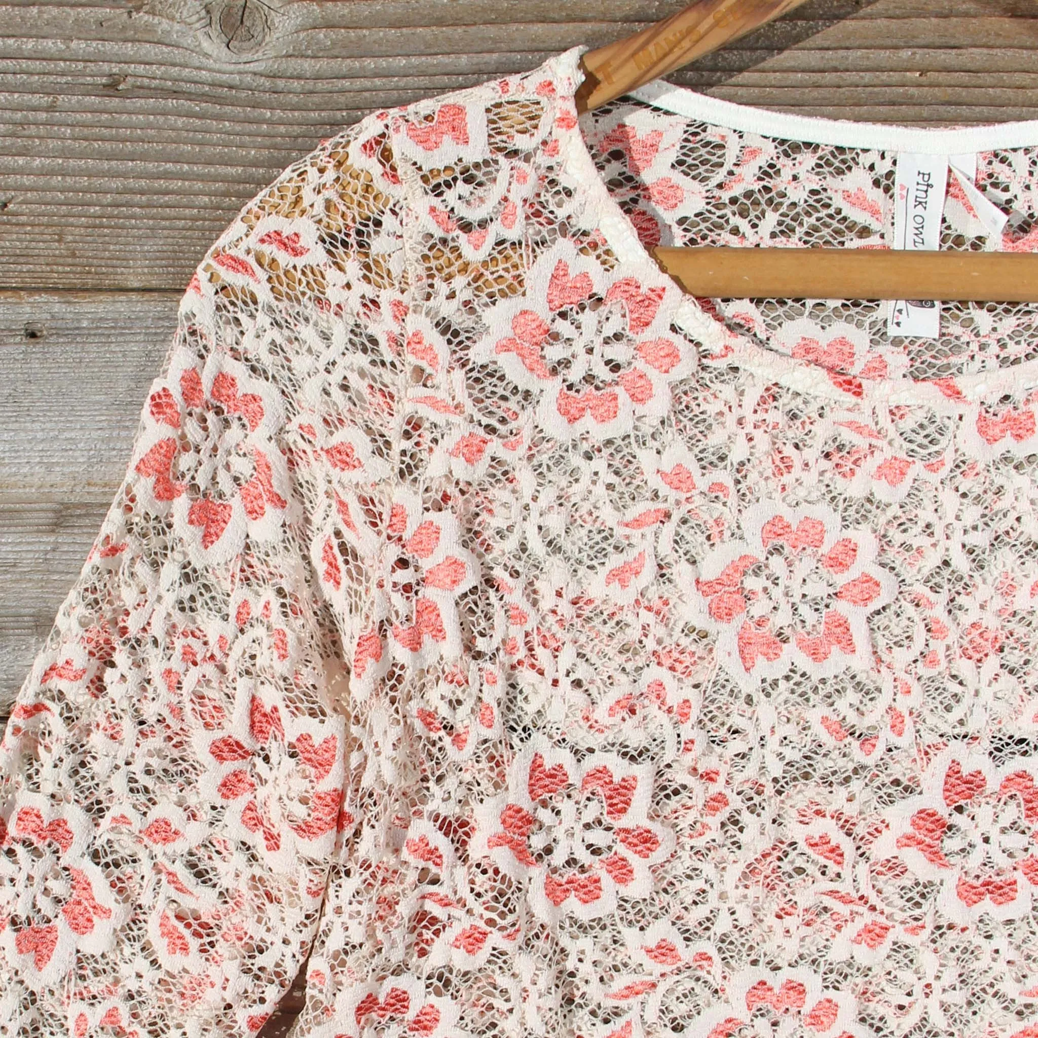 Rusted Lace Top