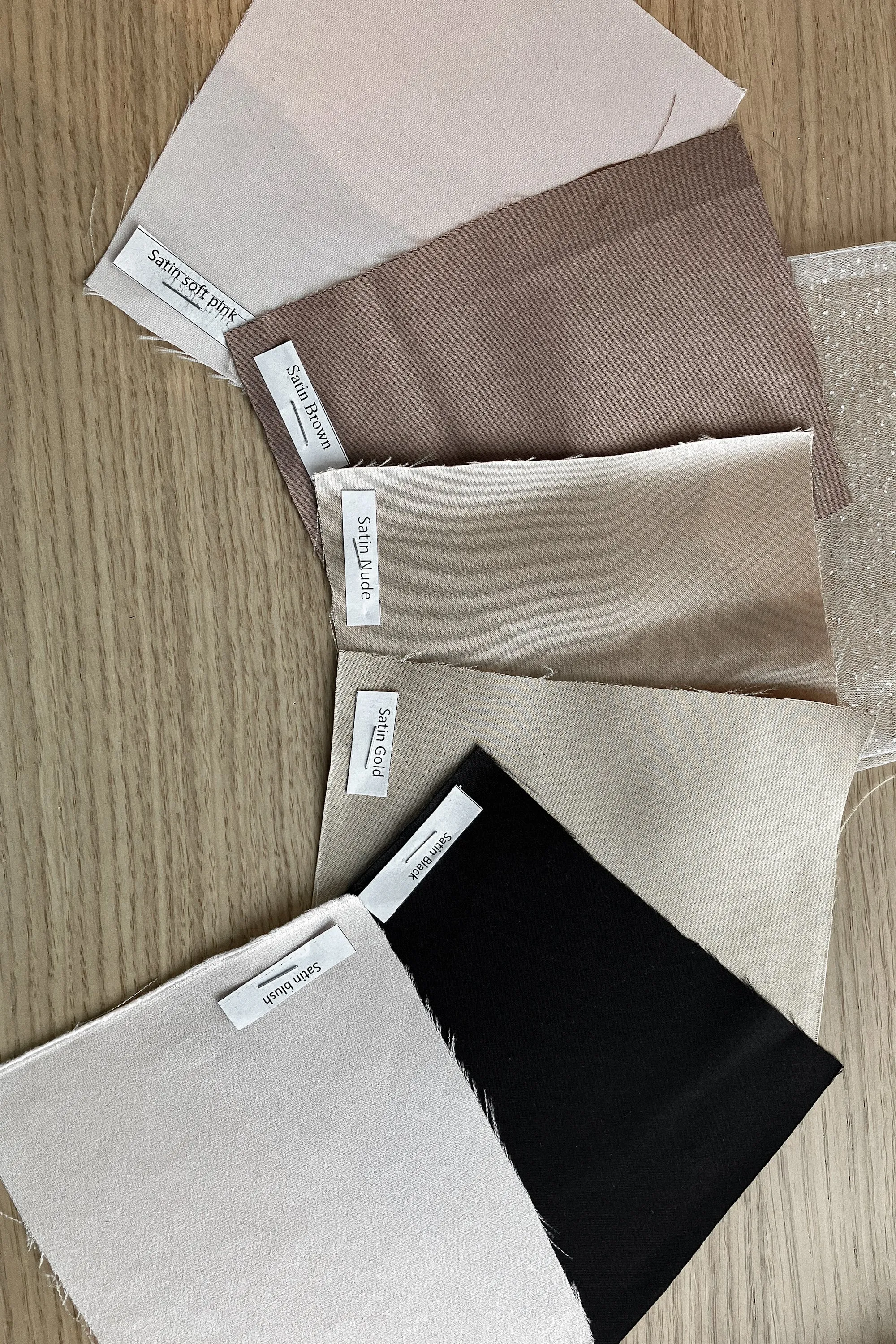 SET №1 - Evening Satin | Fabric Sample