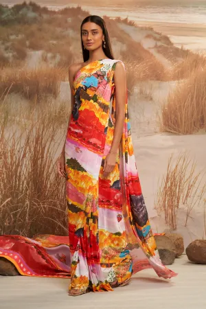 Solscape Ruched Tailored Sari