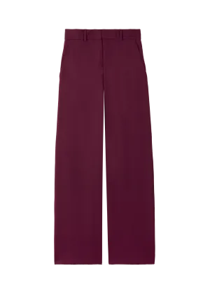 Tailored twill broek