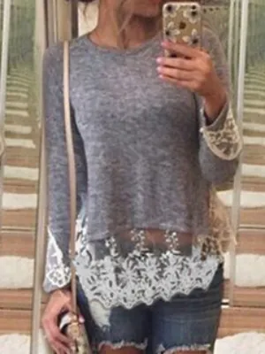 WealFeel Make Me Unique Lace Bottom Top